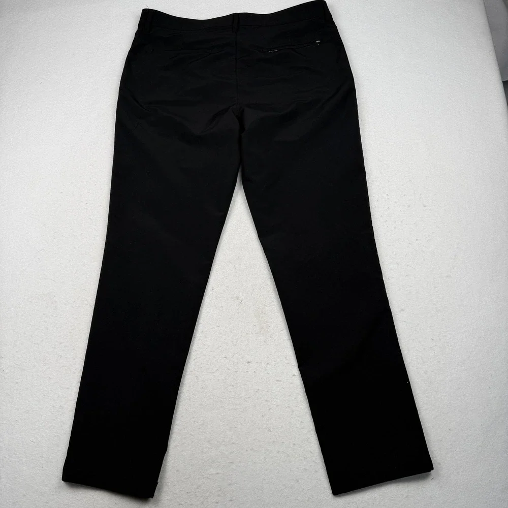 Banana Republic Pants Mens 36x32 Black Dress Chino Straight Leg Polyester